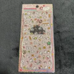 ストーンつき　ジュエルプチドロップシール　シマエナガだいふく