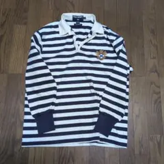 Polo Sport ストライプ ポロシャツ LL