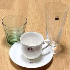 グラス カップ＆ソーサー まとめ売り 美品