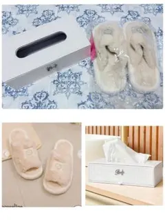 rady ディッシュボックス　ファースリッパ　クロコ