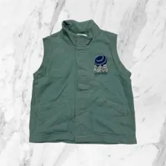 グリーン ノースリーブ ベスト