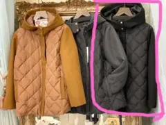 9286KT 2wayダウン ノーカラー 無印良品 PLST ニコアンド