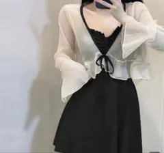 SHEIN shein 水着　ラッシュガード　水着　水着上着　ベージュ