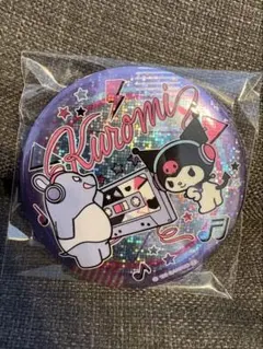 サンリオキャラクターズ　キラキラBIG缶バッジ2 クロミ