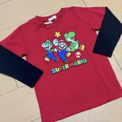 重ね着風スーパーマリオ ロンT