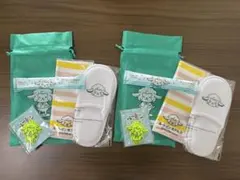 ルートイン 子供用アメニティ ハンカチスリッパ 歯ブラシ キーホルダー