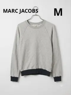 【イタリア製】MARC JACOBS バイカラー スエットトレーナーラグラン Mのサムネイル