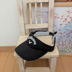 Callaway サンバイザー ゴルフ　黒　ブラック