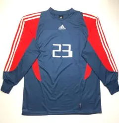 adidas　ゴールキーパーシャツ　ゲームシャツ　2XO　グレー　ロゴ刺繍