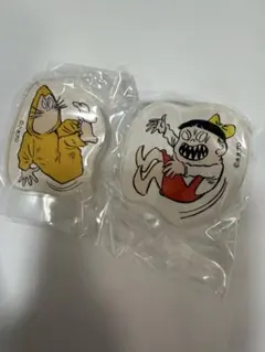 ゲゲゲの鬼太郎 ゲゲゲ忌 鬼太郎商店 ガチャ アクリルステッカー 猫娘 ねずみ男のサムネイル