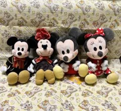 ミッキー　ミニー　Party Ready ぬいぐるみ　こてっとぺったん