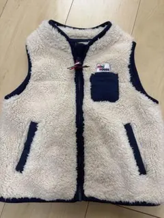 miki HOUSE ベスト　アイボリー/ネイビー