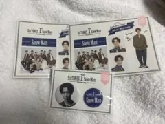 【新品】SnowMan 渡辺翔太　缶バッジ ステッカー　セット