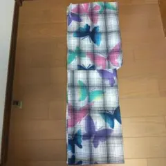 新品躾付き手縫い昭和レトロレディース浴衣Vintage蝶々柄可愛いです。