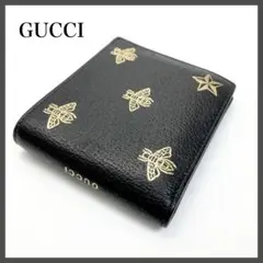 GUCCI 財布 ビー アニマリエ ブラック 2つ折り グッチ 蜂 - メルカリ