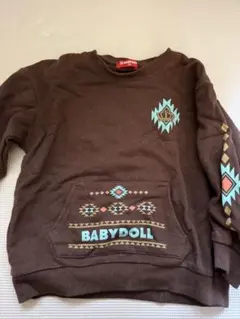 BABYDOLL ブラウン トレーナー 110