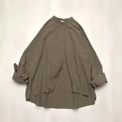 プルミエアロンディスモン 大草直子 コラボ ハンサム リネン混シャツ