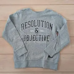 裏起毛 ロゴスウェット トレーナー