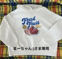 GU GIRLSヘビーウェイトスウェットパーカJR パペットスンスン Ｌ