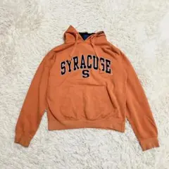 【カレッジロゴ】OVB シラキュース大学 刺繍 パーカー オレンジ M相当
