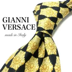 GIANNI VERSACH ジャガード バロック柄 幾何学柄 ネクタイ - メルカリ