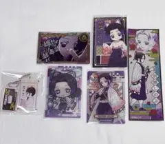 鬼滅の刃 胡蝶しのぶ 栗花落カナヲステッカー クリアカード アクスタ 7点セット