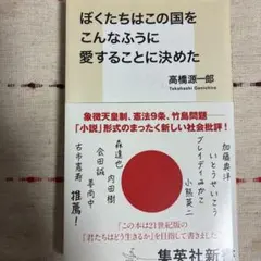 ぼくたちはこの国をこんなふうに愛することに決めた