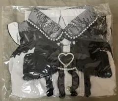 新品 LIZLISA BIGリボンオープンショルダーブラウス　ピンクブラック