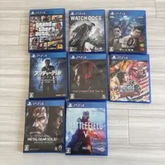 PS4ゲームソフト 8本セット