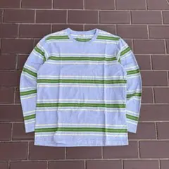 【古着】00s OLD UNIQLO ボーダーtシャツ マルチボーダー