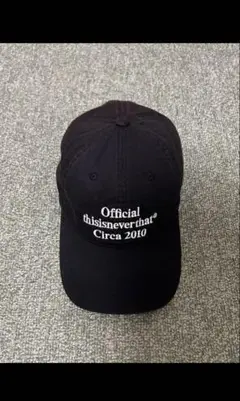 thisisneverthat Official Cap ブラック
