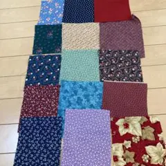 ハギレ　パッチワーク布　まとめ売り15枚
