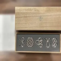 箸置き 結び 5個セット 木箱入りのサムネイル