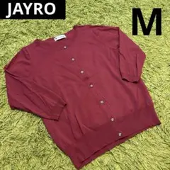 【JAYRO】美品✨Mサイズ　薄手ビジューカーディガン　ピンク　春服　長袖