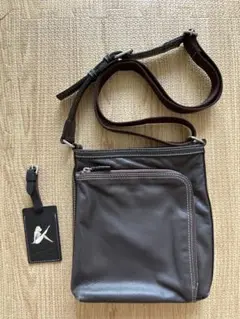 kitamura 本革 レザー ショルダーバッグ