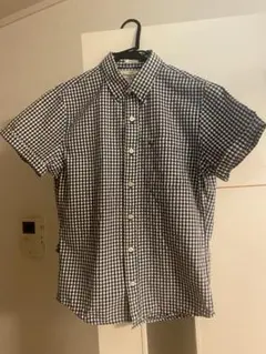 アバクロメンズチェック柄 半袖シャツ ボタンダウン