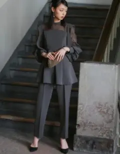 オケージョンドレス　パンツドレス