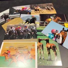 競走馬ポストカードなど9枚 送料込み