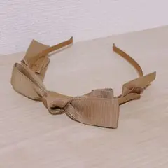 THE HANY Bijoux グログランリボンカチューシャ　2.5cm