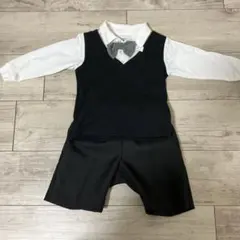 男児黒セレモニースーツセット　上95下90