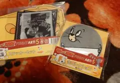 トムとジェリー　一番くじ　缶バッジ　タフィーとステッカーセット２種