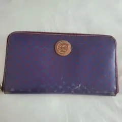 トリーバーチ紫色 長財布