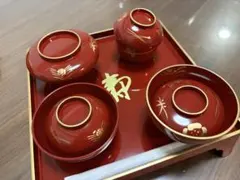 お食い初め用 伝統漆器セット