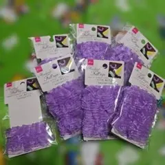 紫色フリルテープ 1.5m ポリエステル