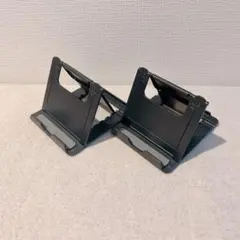 ＊折りたたみ式スマホスタンド ブラック