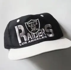90s made in USA RAIDERS ゼブラ柄 cap キャップ - メルカリ