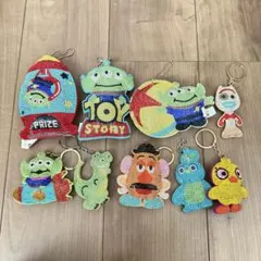 Disney トイストーリー キラキラ マスコット キーホルダー