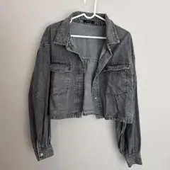 《匿名発送》SUREVE アベイル　デニムシャツ　クロップド丈　ショート丈