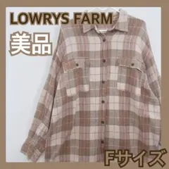 美品❤️ LOWRYS FARM ローリーズファーム　F オーバーサイズ　チェック