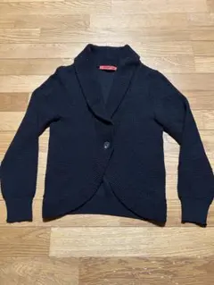 ロートレアモン　黒ニットカーディガン